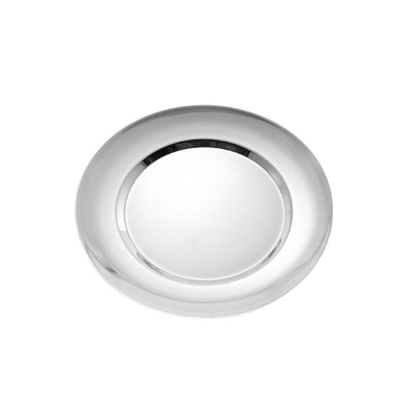 Chrome Flat Circular Tray