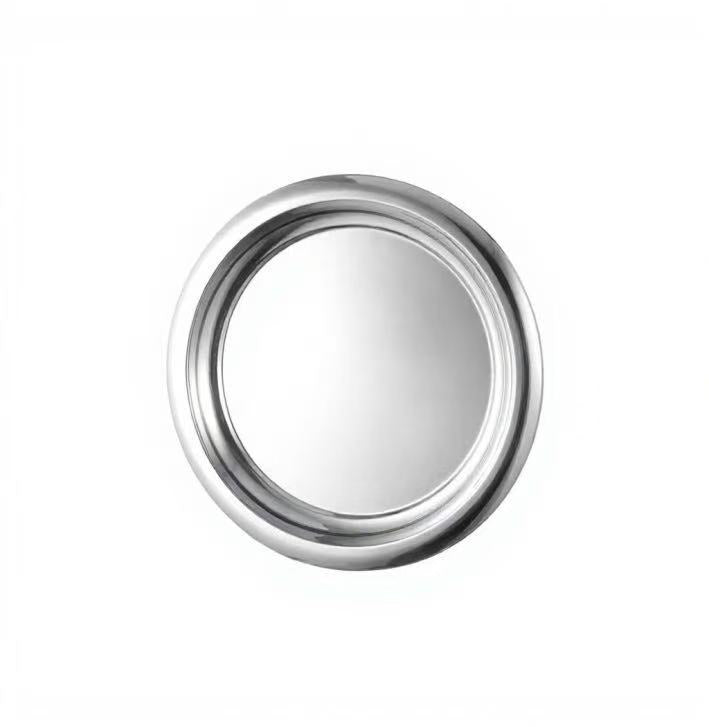 Chrome Flanged Circular Tray
