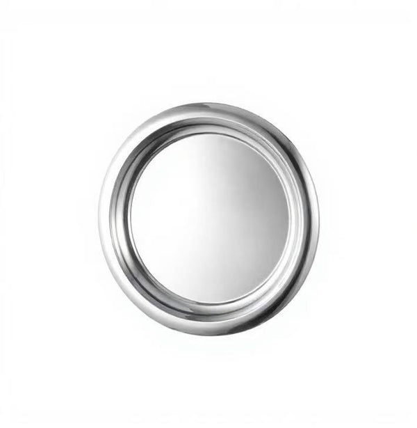 Chrome Flanged Circular Tray