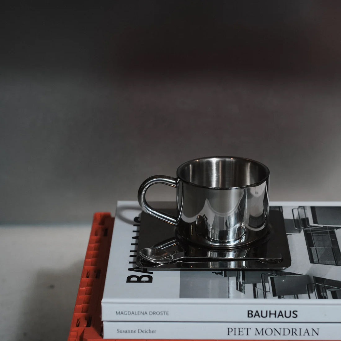 Chrome Coffee Cup Set