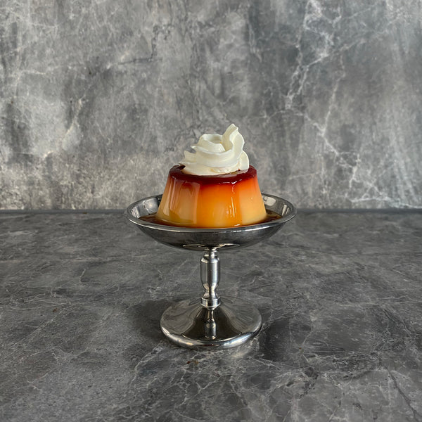 Chrome Ornate Dessert Cup