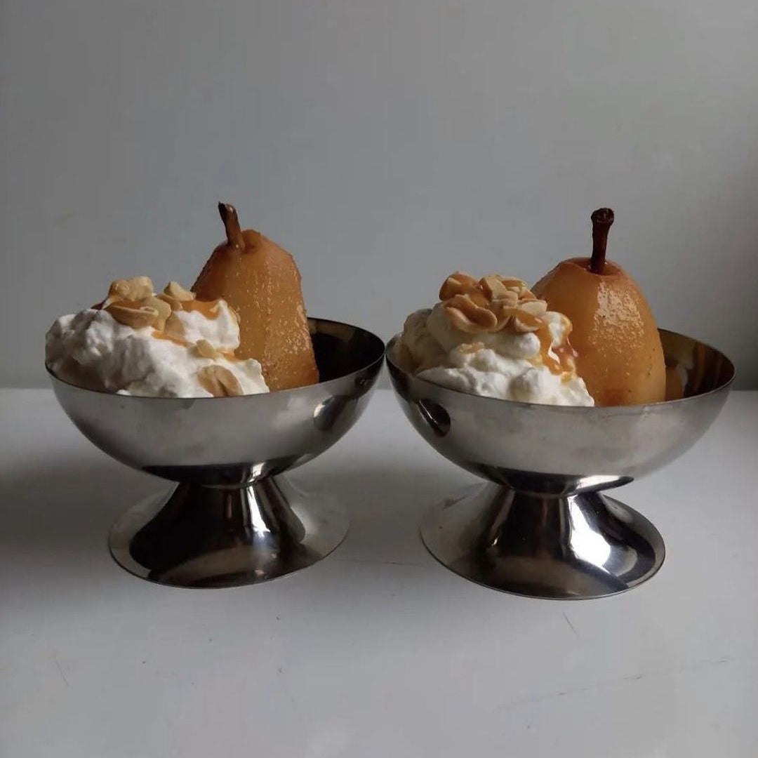 Chrome Ice Cream Cup